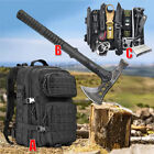 Outdoor Survival Kit Backpack Camping Hammer Axe Tomahawk EDC Gear Bug Out Bag