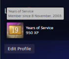 Steam account 20 years
