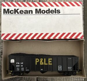 McKean HO Kit 221 12-Panel Unit Train Coal Hopper Pittsburgh & Lake Erie NOS