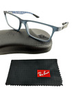 Ray Ban NEW Demi Gloss Blue Frames Carbon Fiber Mens 53-17-145 Eyeglasses RX8901