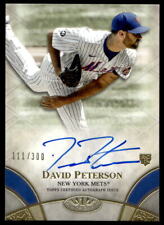 David Peterson 2021 Topps Tier One: Break Out Autographs BOA-DPE Mets Auto