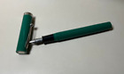 Vintage Sheaffer No-Nonsense Cartridge Pen Green Flat Top, New Old Stock (NOS)
