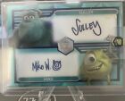 2023 Topps Chrome Disney 100 SULLEY MIKE Monsters Inc DL-6 DUAL AUTO TEAL /75