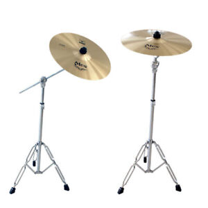 Cymbal Boom Stand Braced Mount Heavy Duty Adjustable Cymbal Tripod Stand
