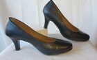 Morona Heels 7.5 Shoes Womens patent leather rounded toes VTG OS NEW 3.5