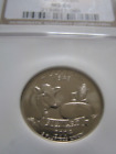 2004-D Extra Leaf Low Wisconsin State Quarter  NGC MS 66