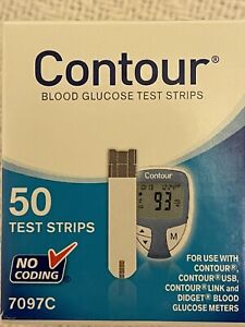 300 Contour Test Strips 7097C 6 Boxes of 50 ct EXPIRED in 2020