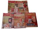 Paper Crafts STAMP IT! Card Making Altered Art Magazine Lot 5 2004-2007