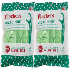 300 Counts Plackers Micro Mint Dental Floss Teeth ToothPick Oral Care Flossers