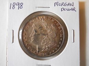 New Listing1898 Morgan Silver Dollar - Nice sharp coin