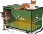 Clawsable Indestructible Heated Cat House for Outdoor Cats in Winter