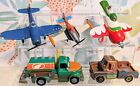 Mixed Lot of 5 Disney Pixar Diecast Planes Cars Mattel Pre-owned Toys Figures