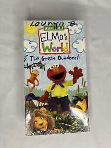 Sesame Street - Elmo's World: The Great Outdoors - VHS (2003, Sony Wonder) NEW