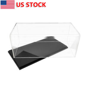 1:43 Acrylic Case Display Box Show Transparent Dust Proof + Base For Car Model