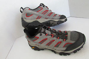 Merrell Moab 2 Ventilator Hiking Shoes-Charcoal Grey/red 11.5 M NWOB