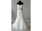 Allure Bridal Wedding Dress gown Size 10 Lace Ivory Mermaid Trumpet 9004 $2,198