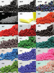 Miyuki Round Rocailles 8/0 Seed Beads - 15grs Bag Various colors - PS43