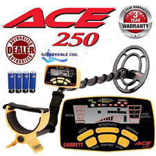 Garrett Ace 250 Metal Detector w/ WaterProof Coil~ Free Shipping
