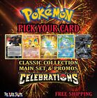 2021 Pokemon Celebrations Complete your Set/Pick card - Classic & Main Set NM/M