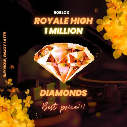 Roblox ✨ROYALE HIGH 1 Million Diamonds✨, BEST PRICE [1M]💎
