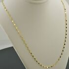10K YELLOW GOLD 1.9MM POLISHED MARINE LINK NECKLACE FREE SHIPPING AND GIFT BOX