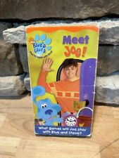 Nick Jr Blue’s Clues Meet Joe VHS Video Tape Nickelodeon Rare!