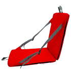 New ListingDeluxe Folding Cushion Adult Stadium Seat and Ground Seat for Outdoor Use, Red