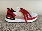 Adidas Ultraboost 19, Art#EF1341, White Scarlet, Mens Running Shoes, Size 12
