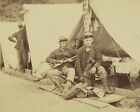 Federal 22nd New York soldiers at tent Harpers Ferry New 8x10 US Civil War Photo