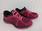 Nike Dual Fusion Run Running Shoes Pink Black Womens Size 9