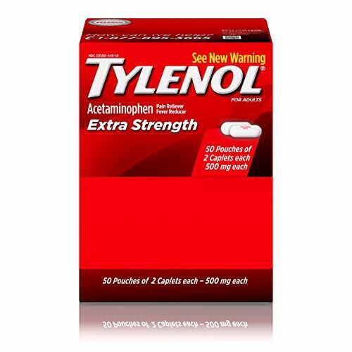 Tylenol Extra Strength Caplets with 500 mg Acetaminophen, Pain Reliever & Fever
