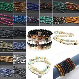 Wholesale Lot Natural Gemstone Round Spacer Loose Beads 4MM 6MM 8MM 10MM 12MM