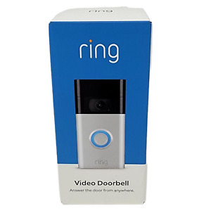 Brand New Sealed Ring Video Doorbell (2nd Generation) 1080p WiFi Satin Nickel