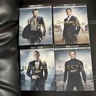Casino Royale+Quantum of Solace+Skyfall+Spectre 4K+Blu-ray+Slip Cover.