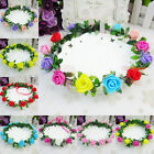 Flower Headband Head Garland Hair Band Crown Wreath Festival Boho Beach Wedding