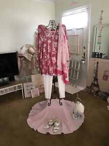 PS For Us Plus Size 4X Swing Top Color Ash Pink Multi