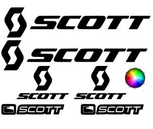 Scott Mountain/Route Bike Decal Set choose your color (USA Seller)