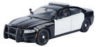 Motormax 1/24 2023 Dodge Charger Police Car Blank B&W 76996BW