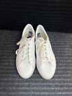 Adidas Sleek Crystal White Leather Sneakers Shoes Women Size 7.5