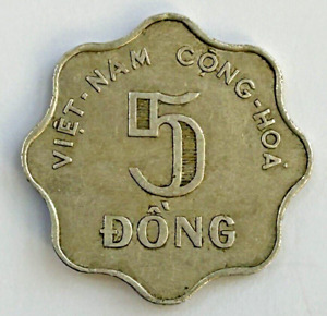 A 1966 Vietnamese 5 Dong Coin