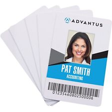 Advantus ID Cards Laminated PVC 2-/18