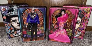 Barbie Ken Dia De Los Muertos 2023 Doll Set Day of the Dead HJX14 HJX15 Lot 💀