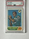 1968 TOPPS Bob Griese #196  PSA 7 (ST) Rookie Card Miami Dolphins