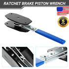 Car Ratchet Brake Piston Wrench Spreader Caliper Pad Install Tool Portable Blue