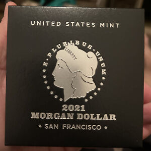 New Listing2021 S San Francisco Privy Mark Morgan Silver Dollar Complete OGP Free Shipping