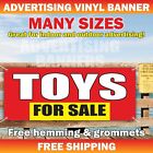 TOYS FOR SALE Advertising Banner Vinyl Mesh Sign games kids childish market shop