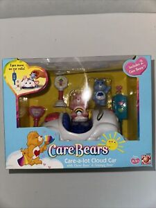 2002 Care Bears Care-a-lot Cloud Car Playset - Complete New In Box