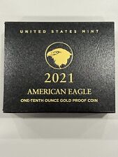 2021 W American Eagle 1/10 OZ Gold Proof Coin
