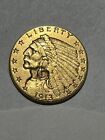 1913 Indian Head Gold $2.50 Quarter Eagle in Great Condition Comes in Coin Flip