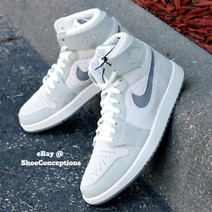 Nike Air Jordan 1 ZM Air CMFT 2 Shoes Particle Gray White DV1307-101 Men's NEW